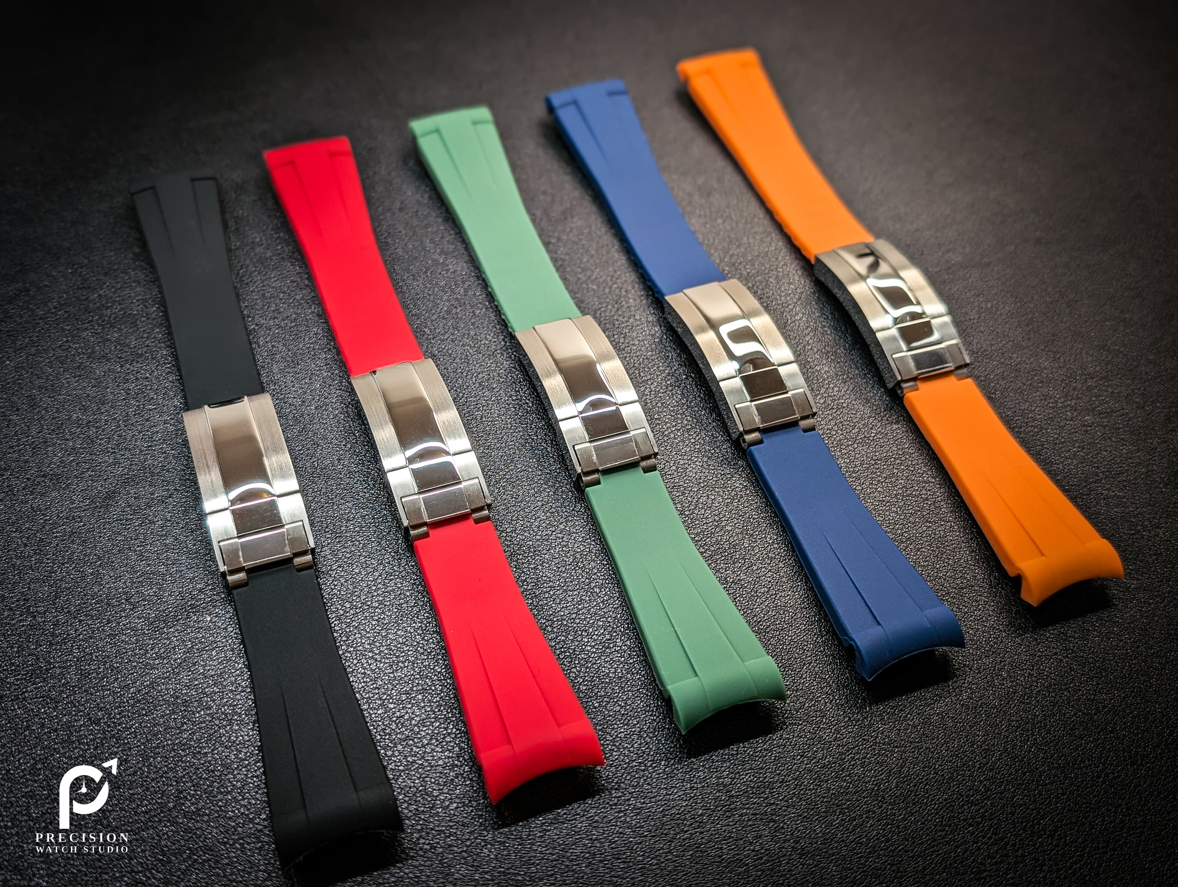 Rubber Bracelet with Metal Clasp