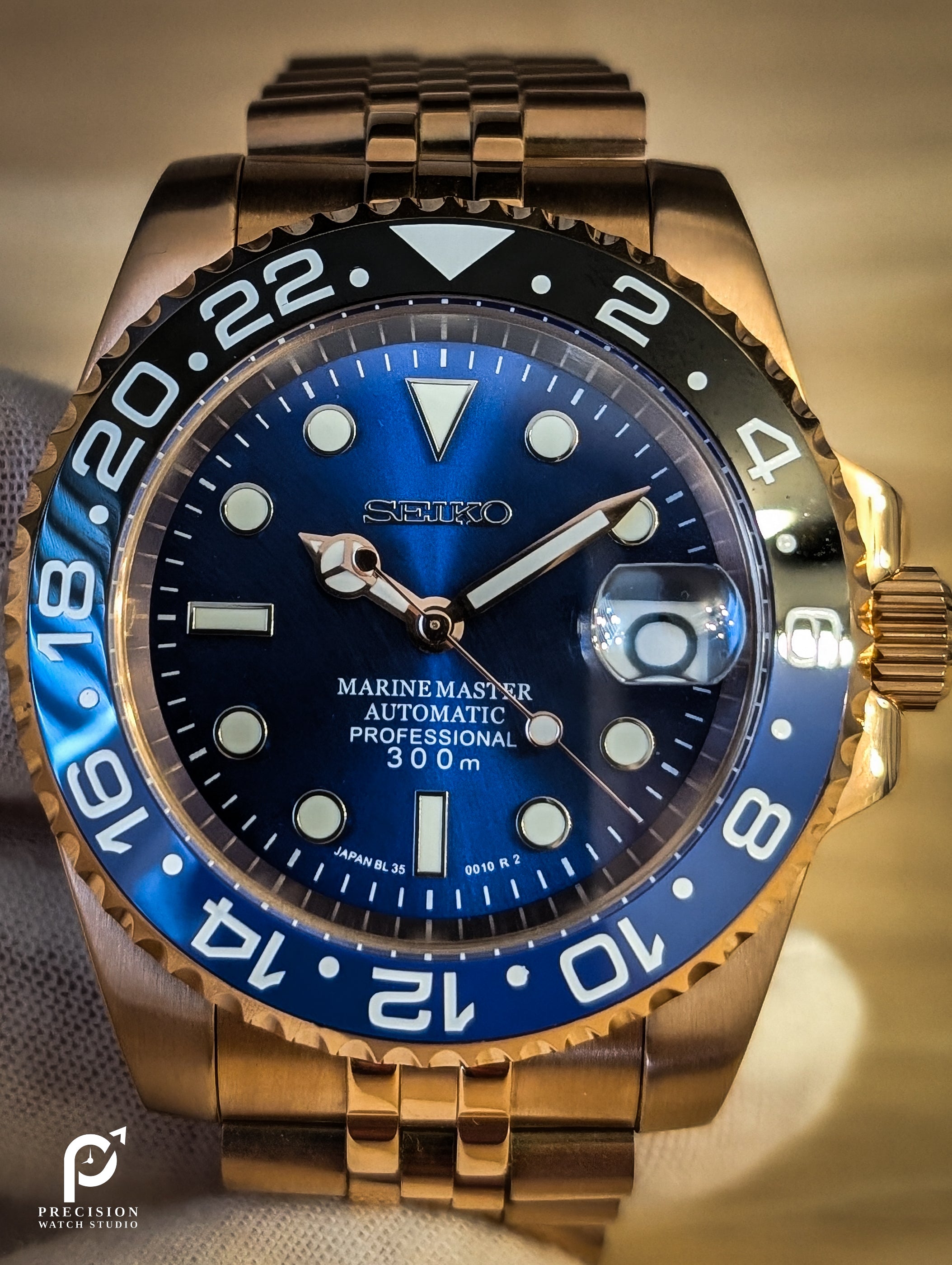 Sub Style 24H - Blue Batman with Rose Gold