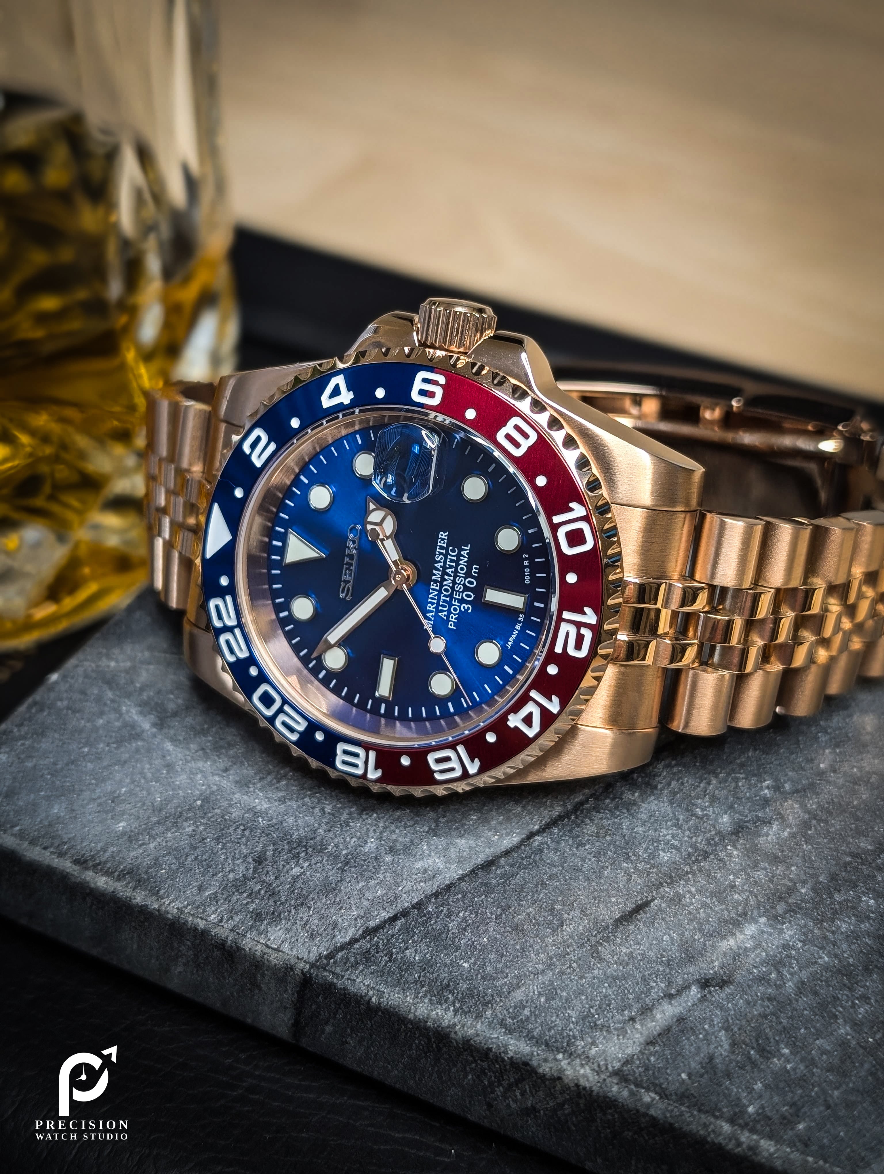 Sub Style 24H - Blue Pepsi with Rose Gold