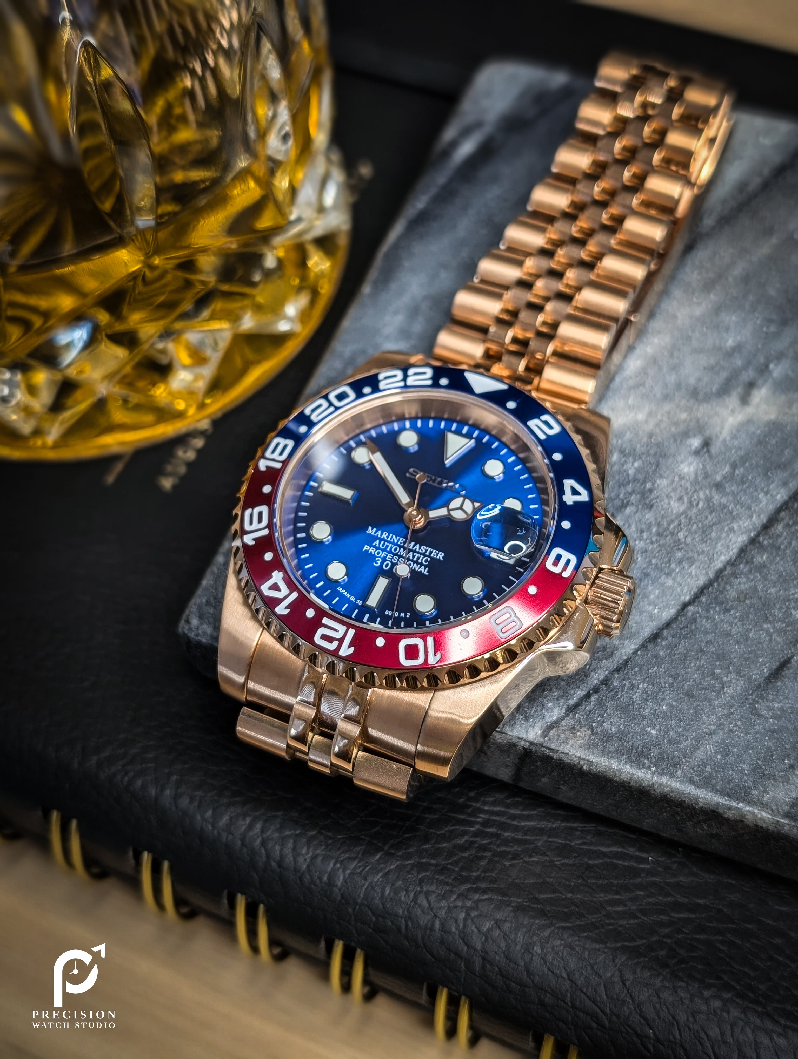 Sub Style 24H - Blue Pepsi with Rose Gold