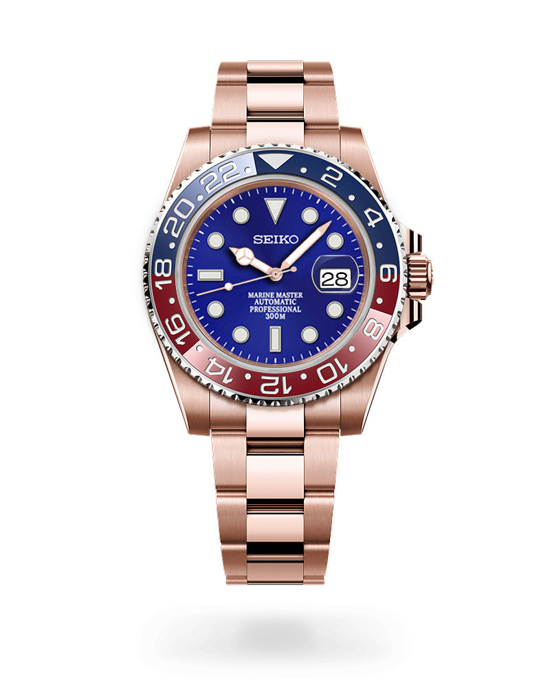 Sub Style 24H - Blue Pepsi with Rose Gold
