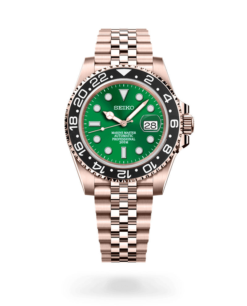 Sub Style 24H - Green Black with Rose Gold