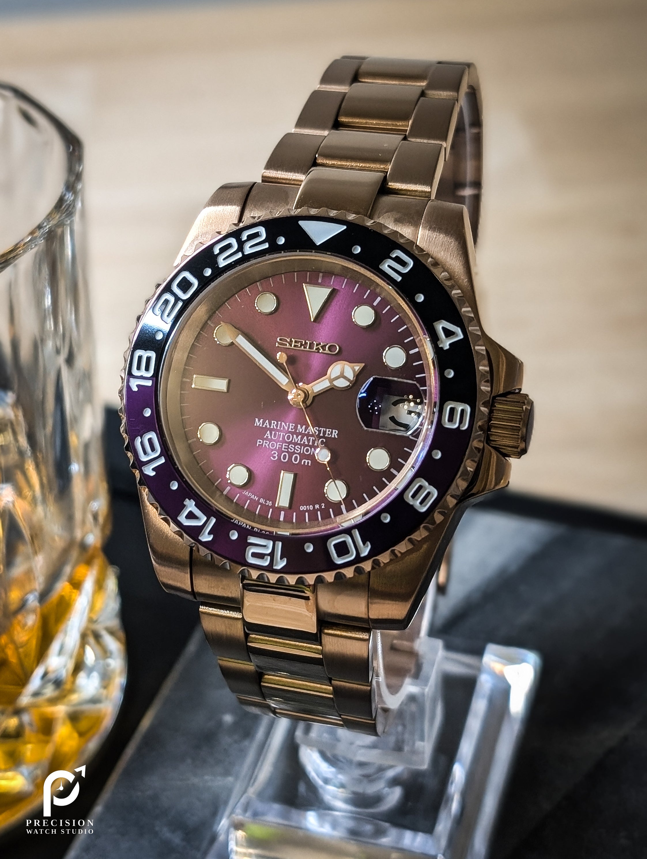 Sub Style 24H - Purple Joker with Rose Gold