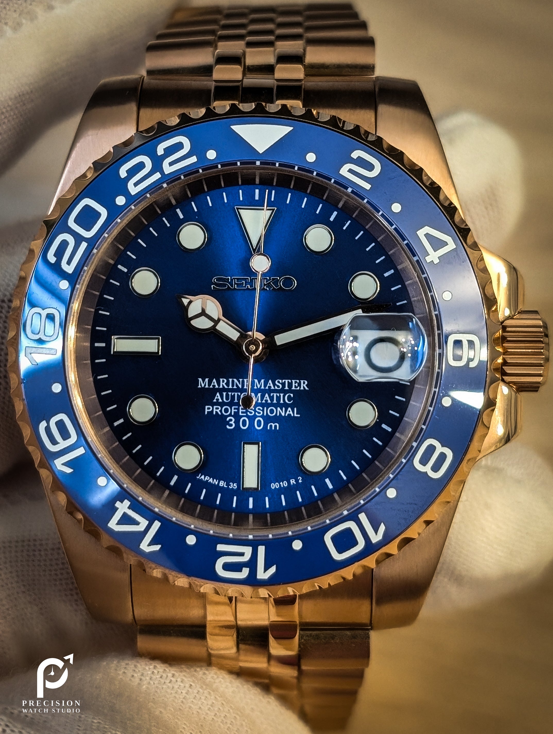 Sub Style 24H - Smurf with Rose Gold