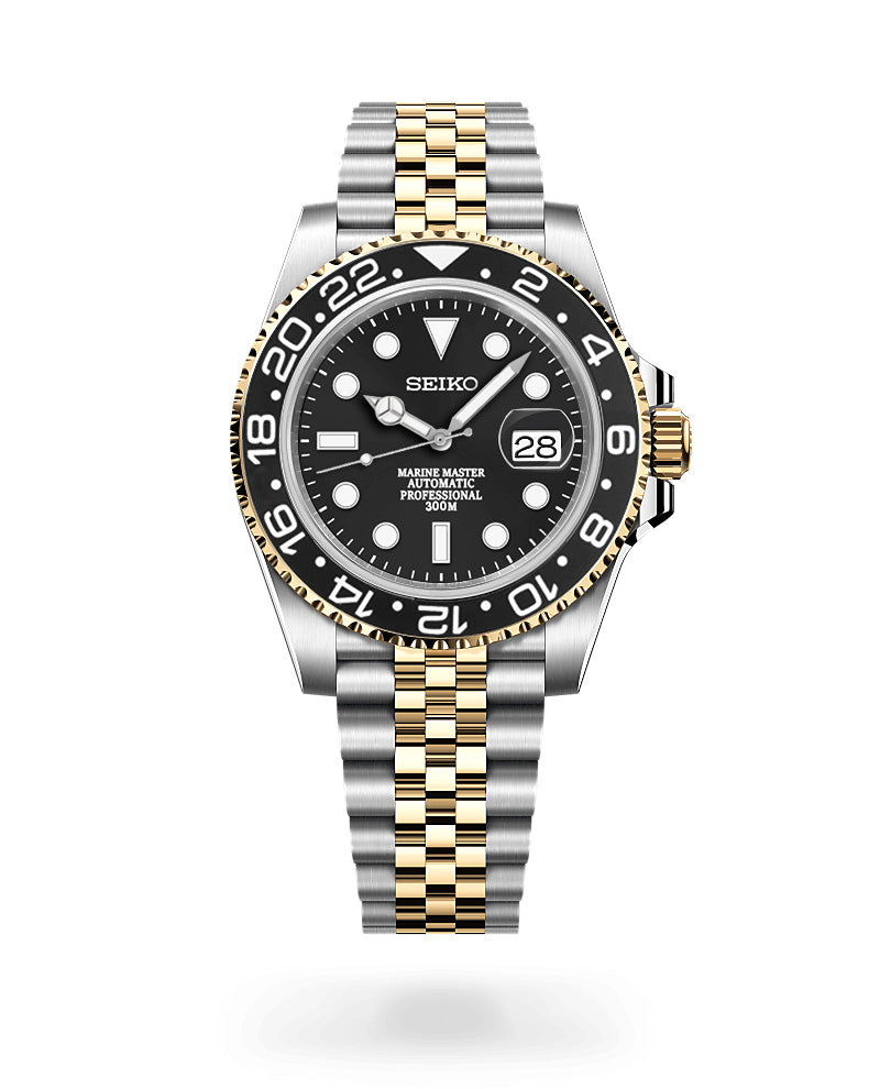 Sub Style 24H - Black Gold with Two-tone Gold