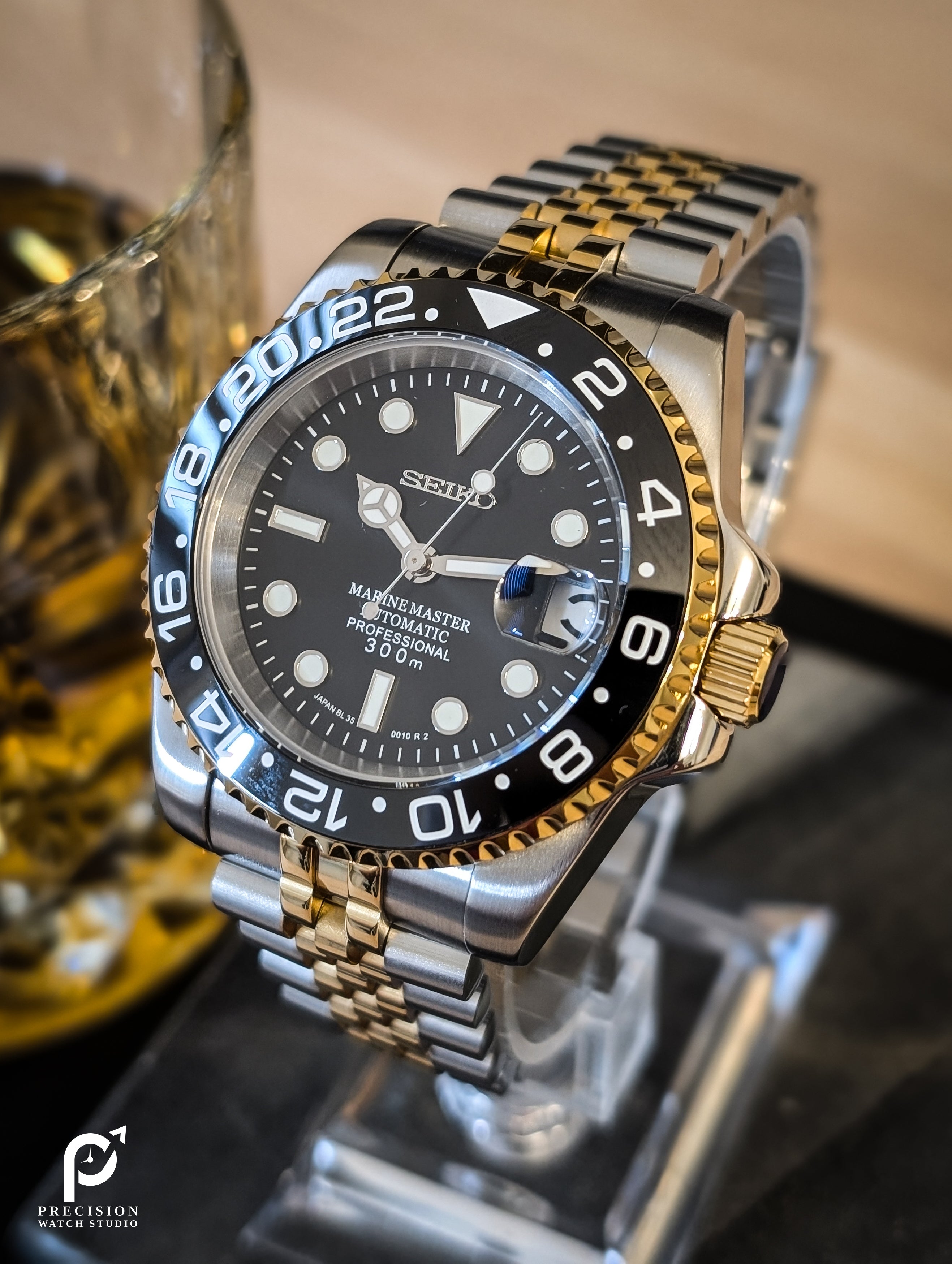 Sub Style 24H - Black Gold with Two-tone Gold