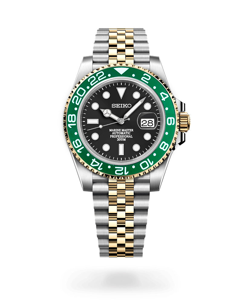 Sub Style 24H - Kermit with Two-tone Gold