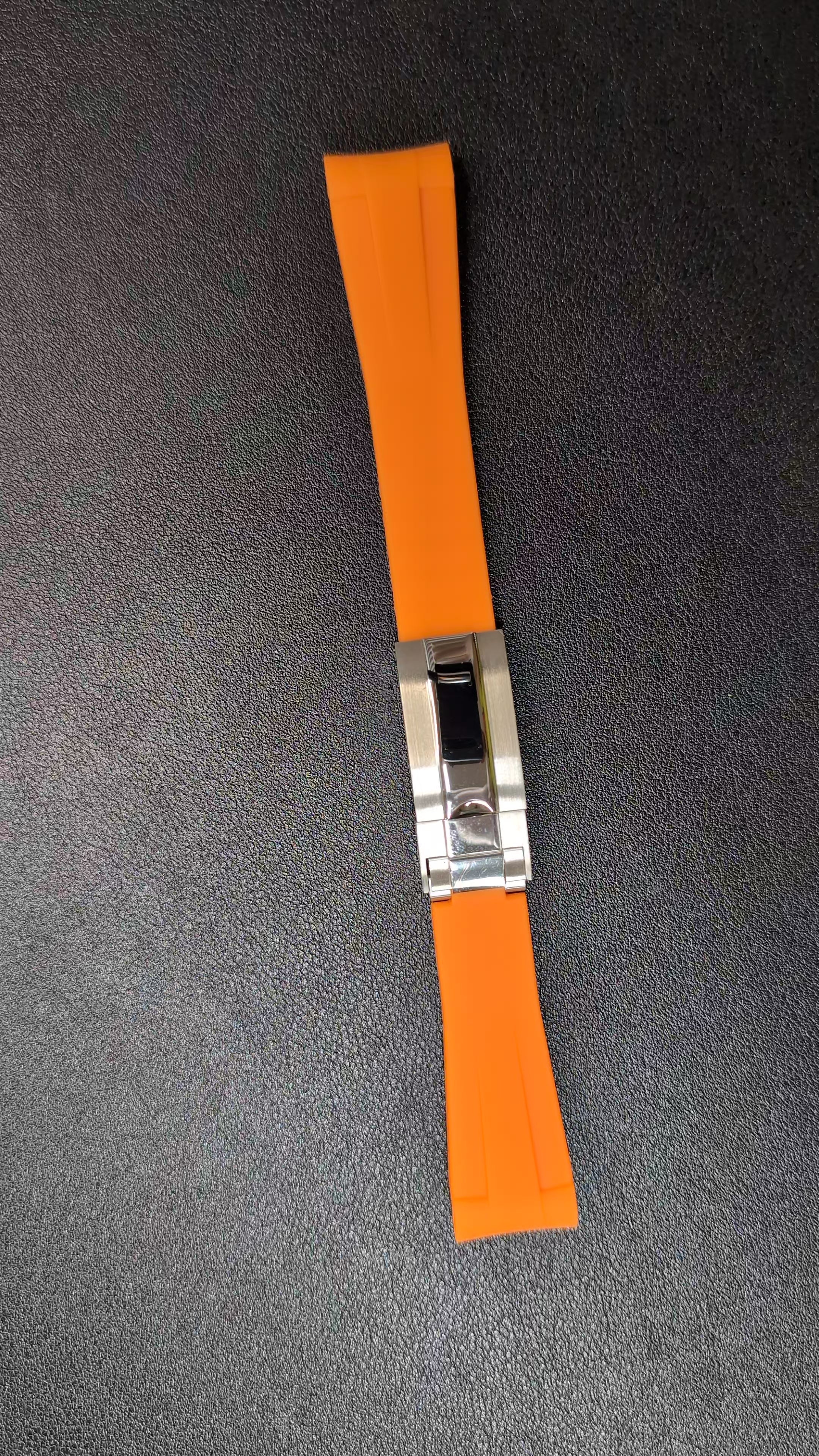 Rubber Bracelet with Metal Clasp