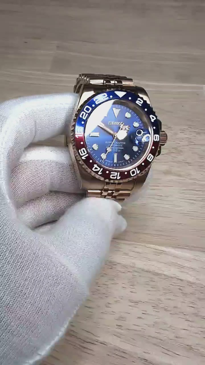 Sub Style 24H - Blue Pepsi with Rose Gold