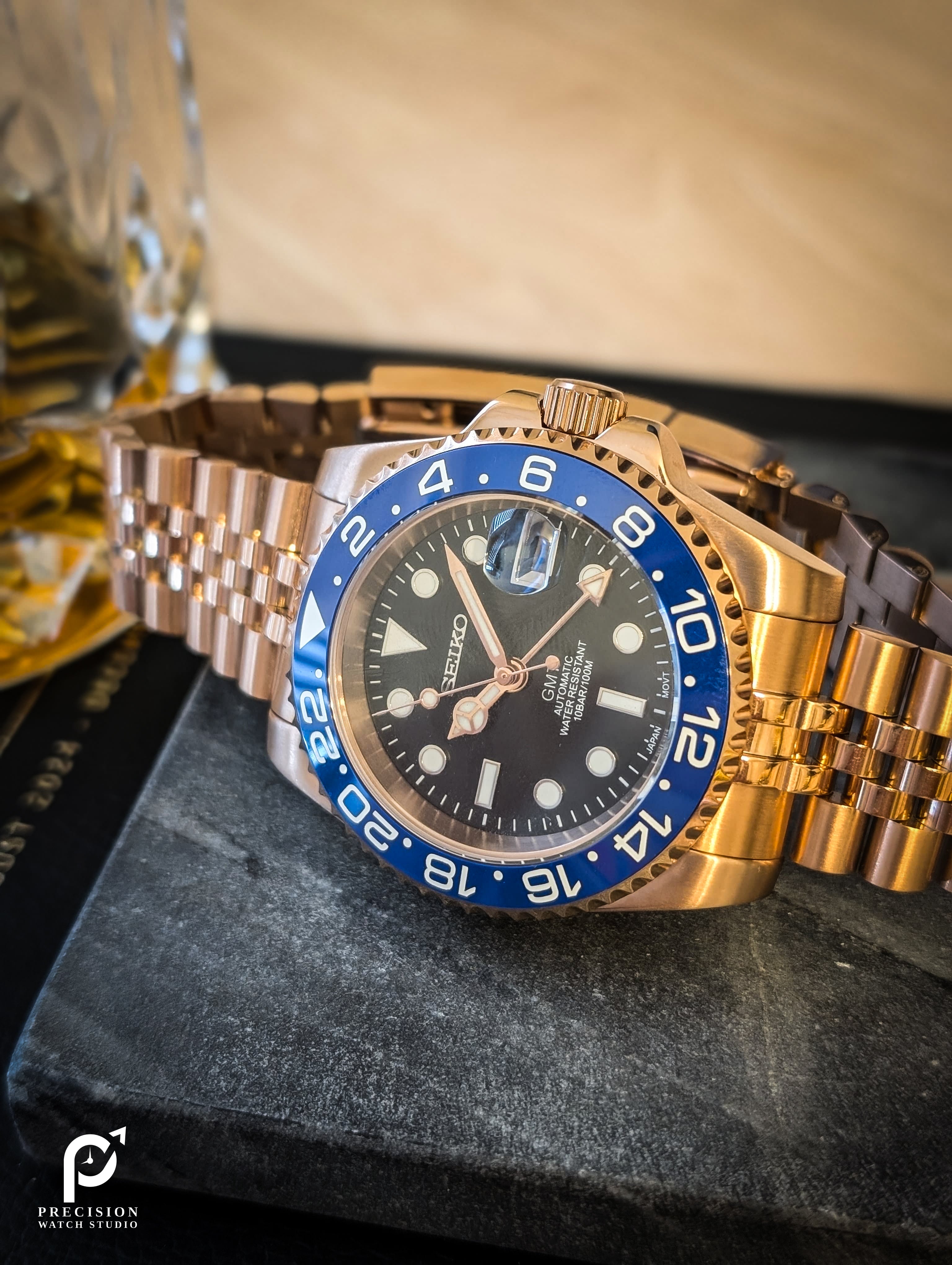 GMT - Blueberry Rose Gold