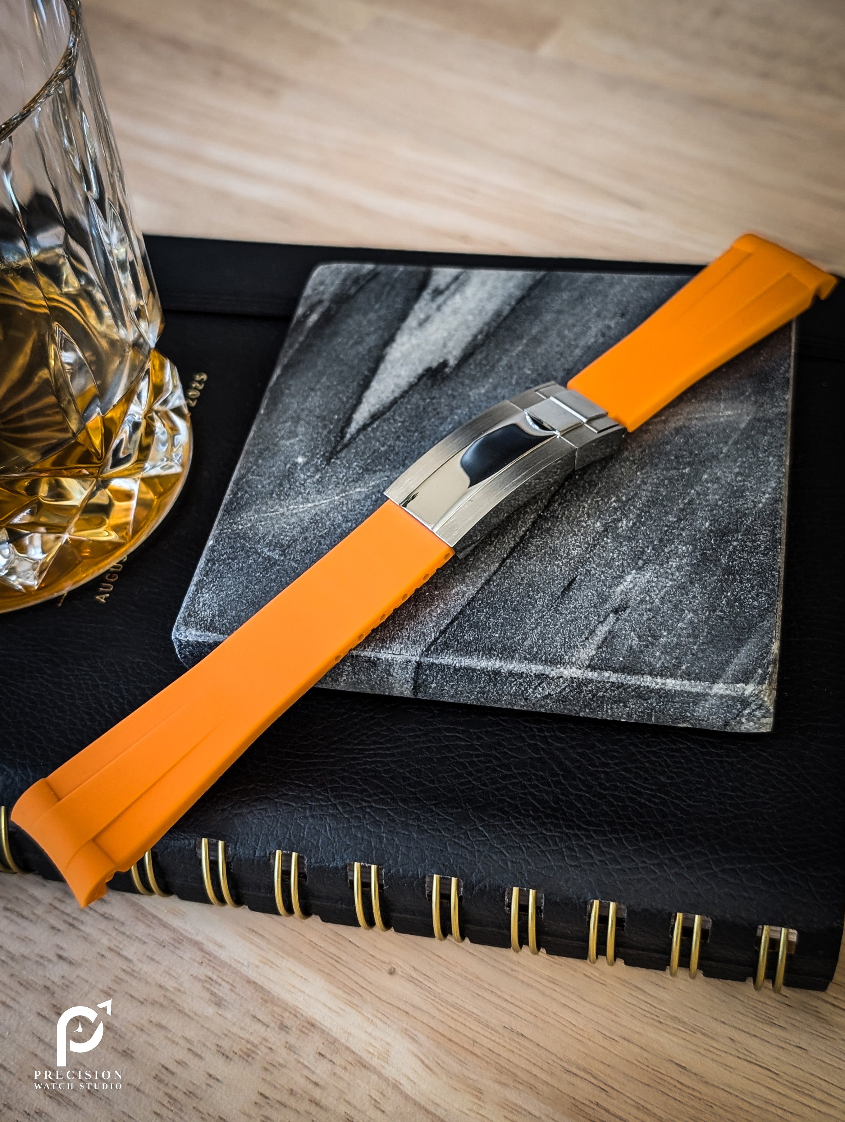 Rubber Bracelet with Metal Clasp