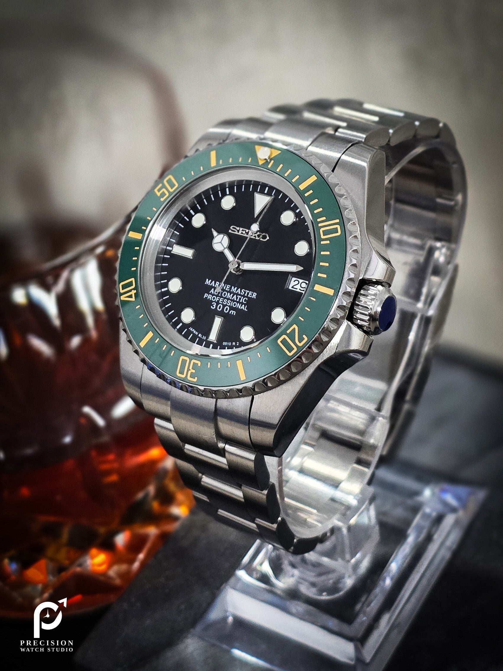 Sub XL 44mm - Green Royale