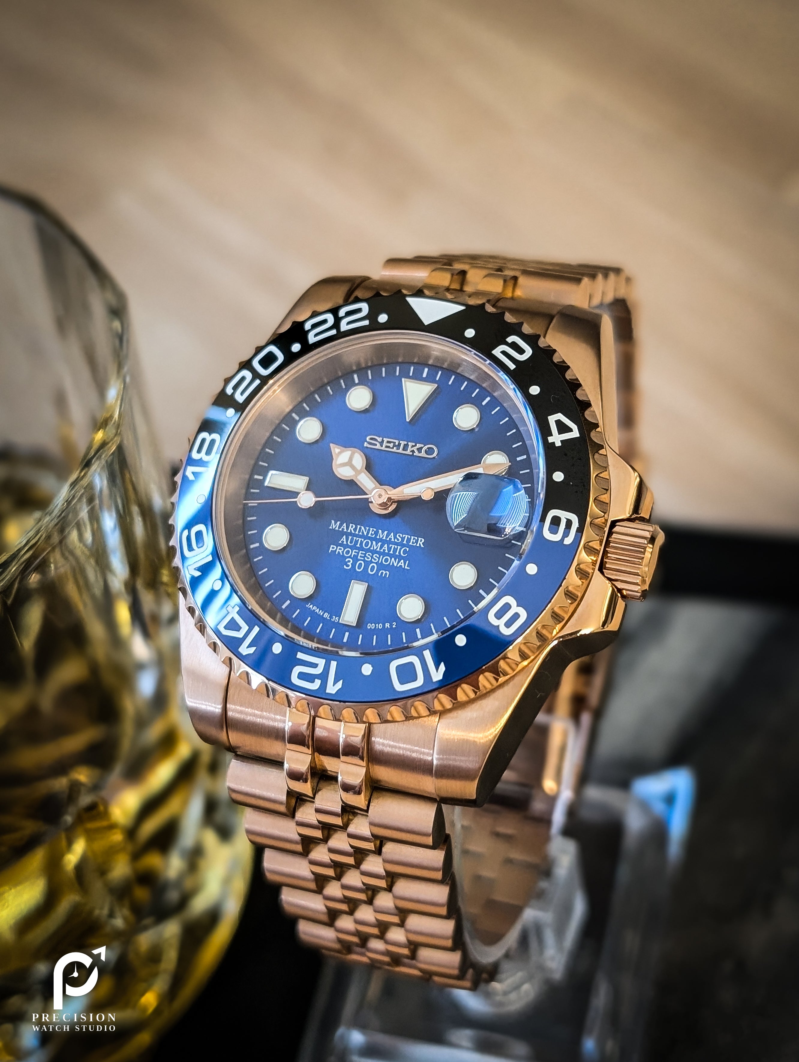 Sub Style - Blue Batman with Rose Gold