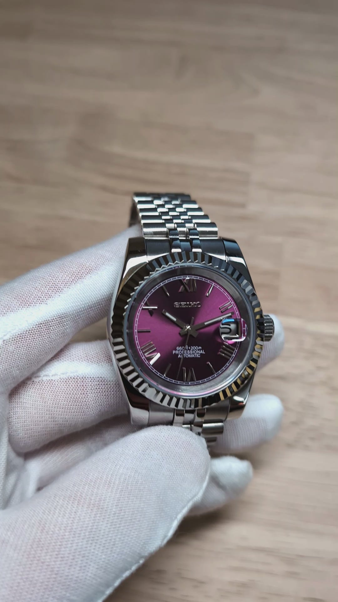 Date J Fluted - Roman Purple